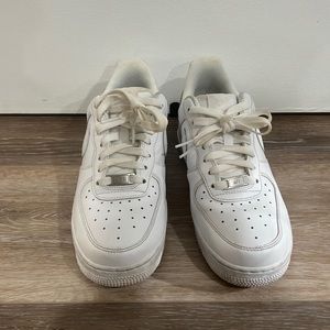 Nike Air Forces, women’s size 8.5, white